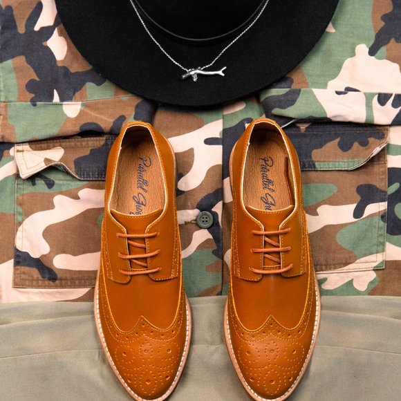 Parallel Shoes Shoes - Brown Wingtip Oxford - Confidence Collection